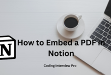 How To Embed A PDF In Notion